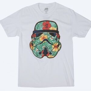 Star Wars Floral Stormtrooper Tshirt Unisex Adult Size Medium